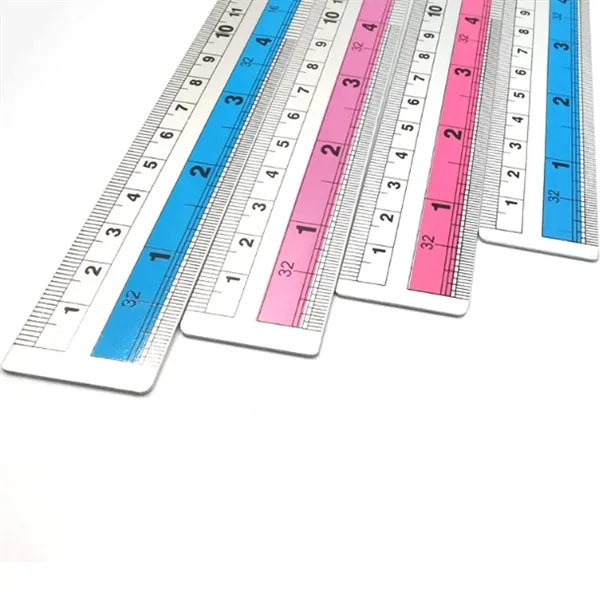 Custom Aluminum Dual Scale Ruler for School Office Use