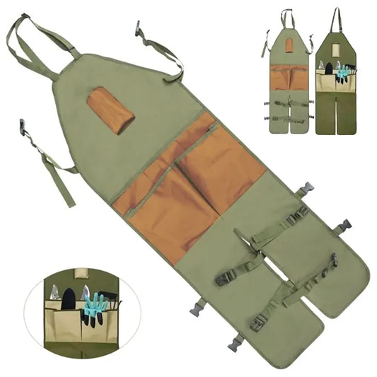 Durable Garden Apron with Multiple Pockets
