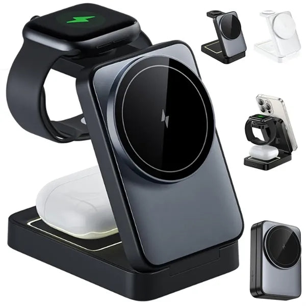 15W Magnetic Portable Wireless Power Bank