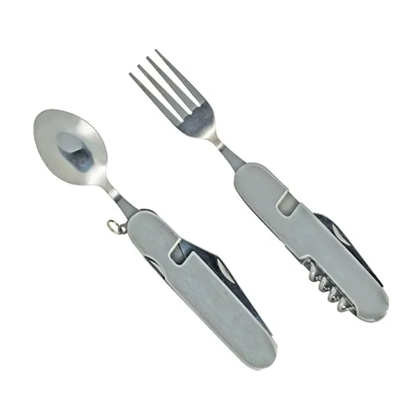 Outdoor Stainless Steel Camping Cutlery Tool Utensil Set