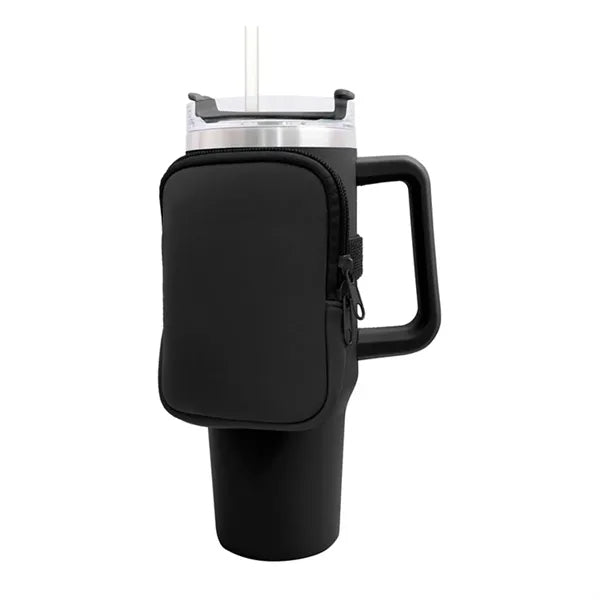 Neoprene Travel Tumbler Zippered Pouch