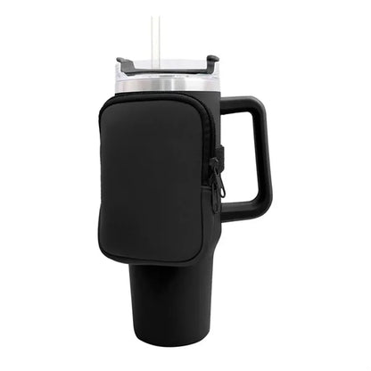 Neoprene Travel Tumbler Zippered Pouch