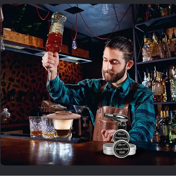 Whiskey Smoker Kit - Cocktail Smoking Set with Butane Torch