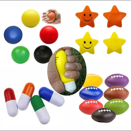Shape pressure ball Stress relief venting toy PU