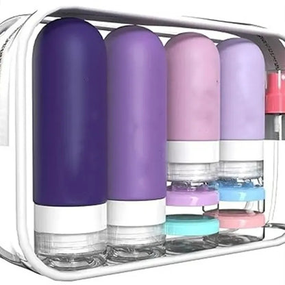 17 Pack Travel Bottles For Toiletries Silicone Containers