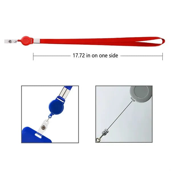 Retractable Lanyard with Badge Reel