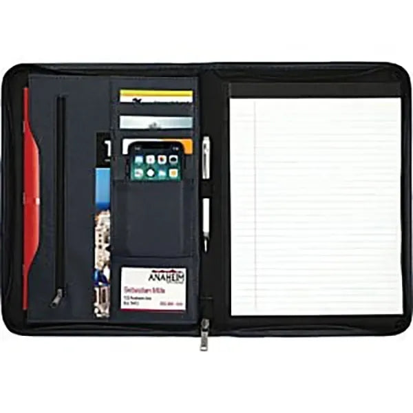 Zippered Vinyl Portfolio