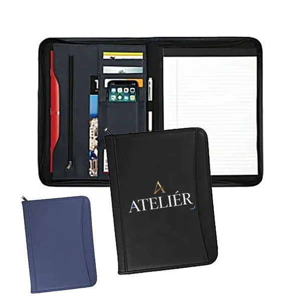 Zippered Vinyl Portfolio
