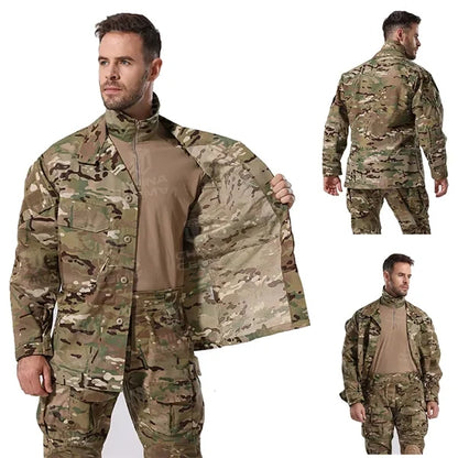 Tactical Camouflage Jacket Hunting Long Sleeved ShirtTactica