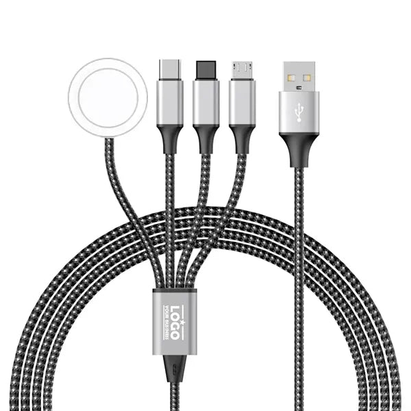 4 In 1 Phone And Apple Watch Charger Cable
