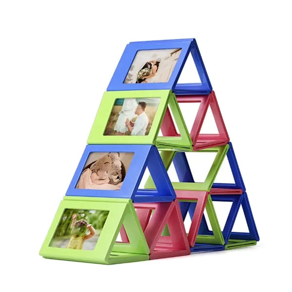 3'' Custom Magnetic Photo Frame for Refrigerator Home Decor