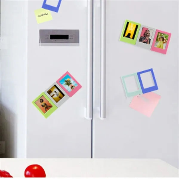 3'' Custom Magnetic Photo Frame for Refrigerator Home Decor
