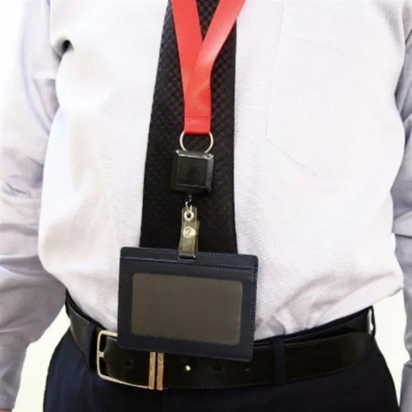 Custom Retractable Badge Reel with Clip for ID & Keys