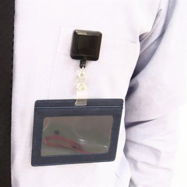 Custom Retractable Badge Reel with Clip for ID & Keys