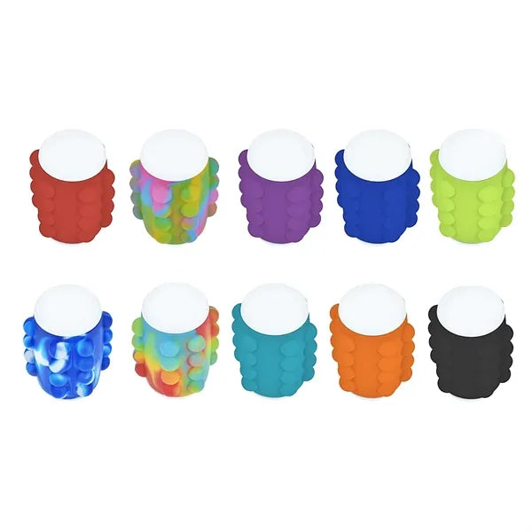 Push Pop Spinning Top Stress Fidget Toy for Focus & Relief