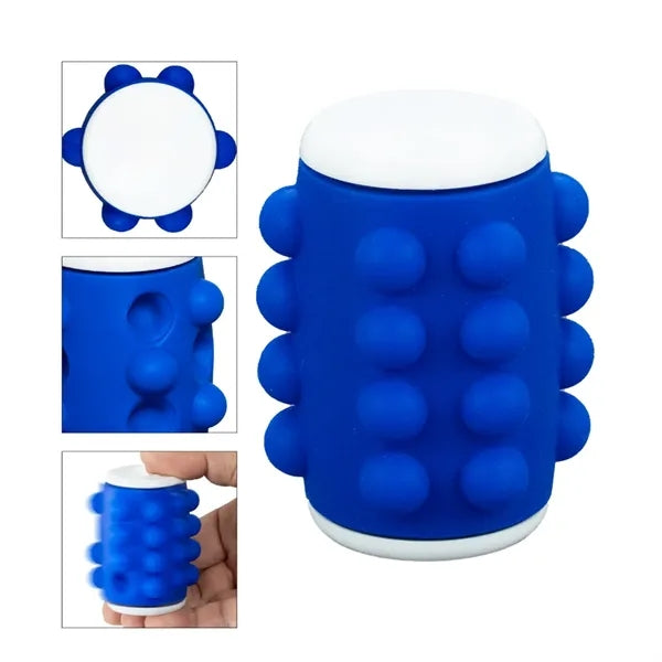 Push Pop Spinning Top Stress Fidget Toy for Focus & Relief