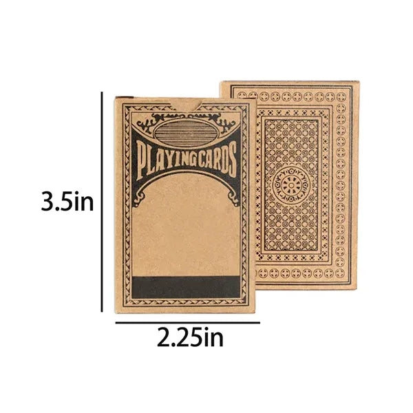 Custom Unique Kraft Playing Cards