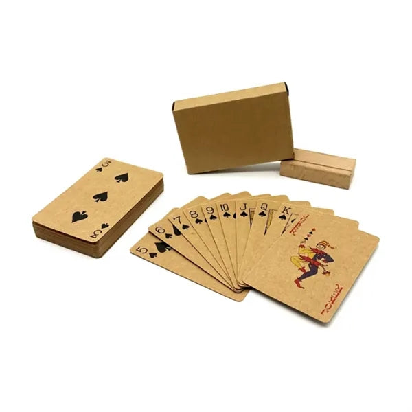 Custom Unique Kraft Playing Cards