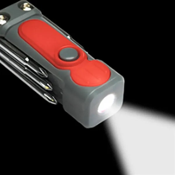 Custom LED Flashlight Multi Tool with Screwdriver Set