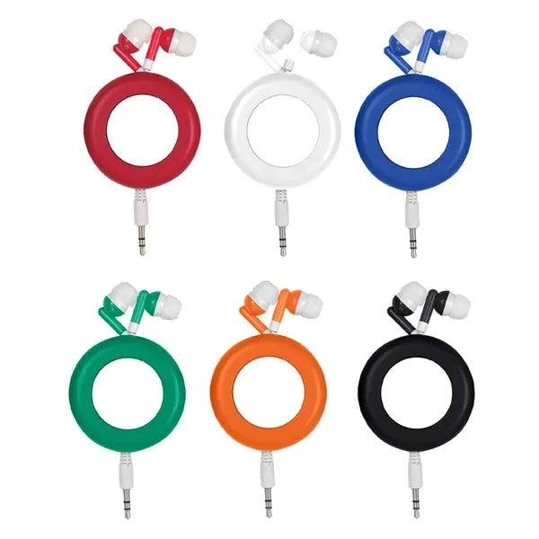 Custom Retro Retractable Earbuds