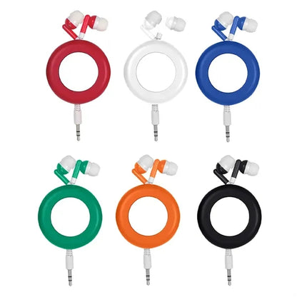 Custom Retro Retractable Earbuds