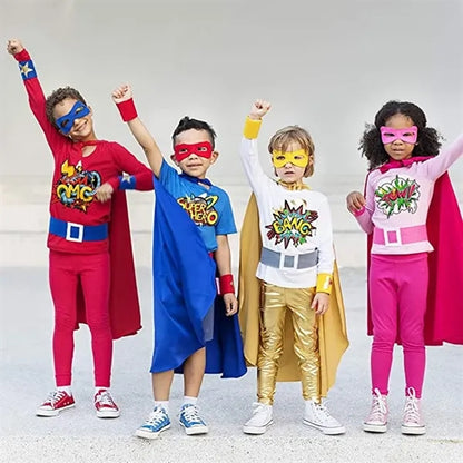Kids Superhero-Capes and Mask