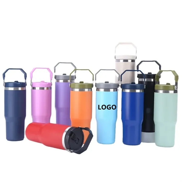 Portable 30oz Stainless Steel Vacuum Tumbler
