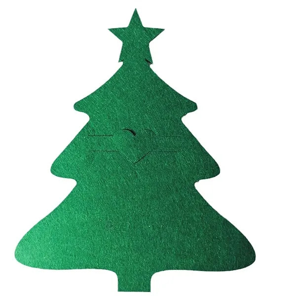 Festive Christmas Tableware Silverware Holders