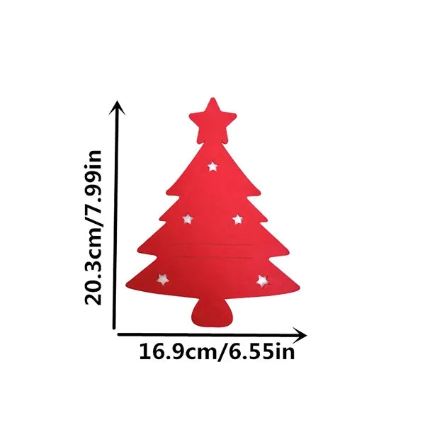 Festive Christmas Tableware Silverware Holders