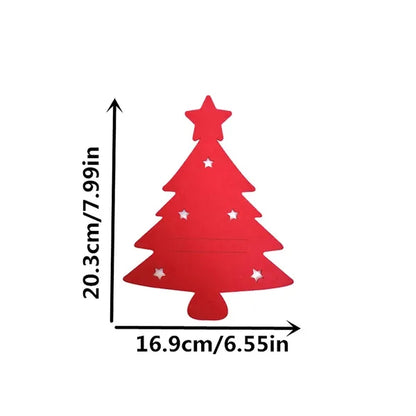 Festive Christmas Tableware Silverware Holders