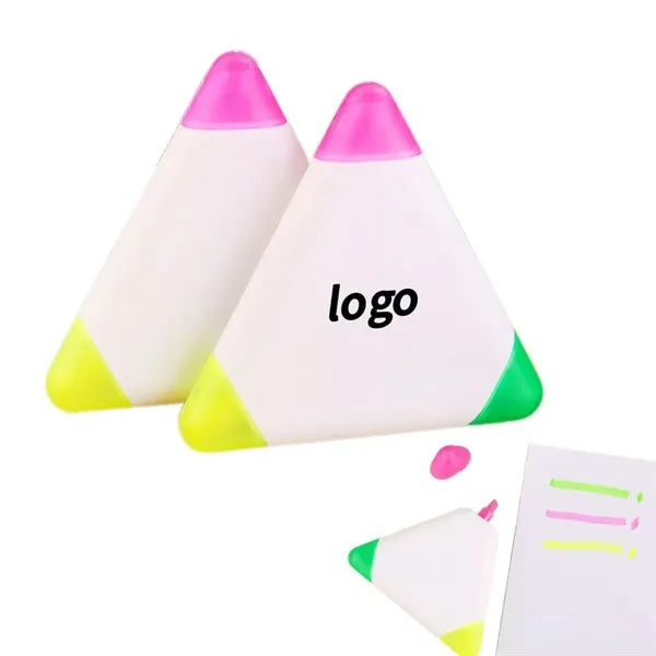 Triangle-Shaped Three-Color Fluorescent Highlighter