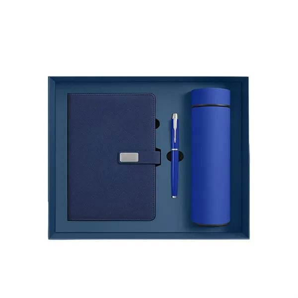 Deluxe Insulated Mug Notebook Pen Gift Set