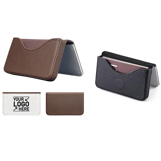 Magnetic Pu Leather Card Holder