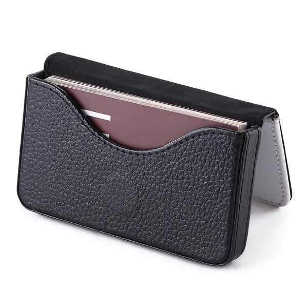 Magnetic Pu Leather Card Holder