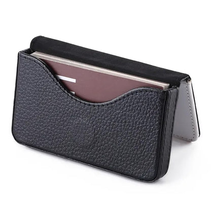 Magnetic Pu Leather Card Holder