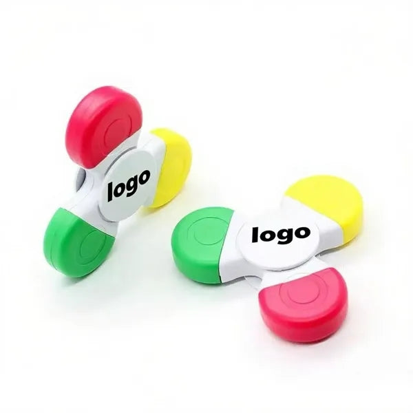 Three-Color Spinning Top Highlighter