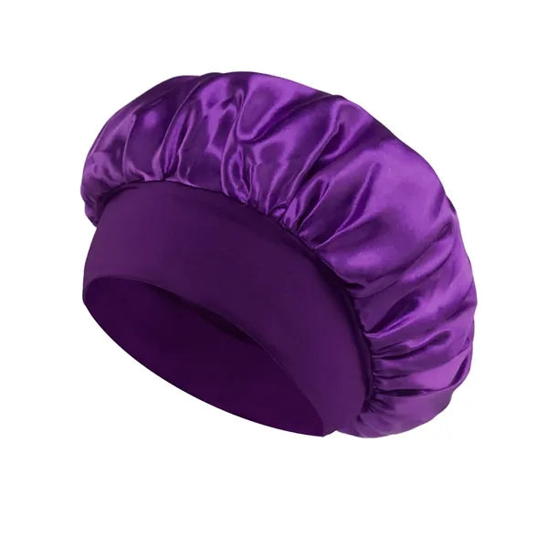 Satin Sleep & Shower Cap For Women - Hair Cover
