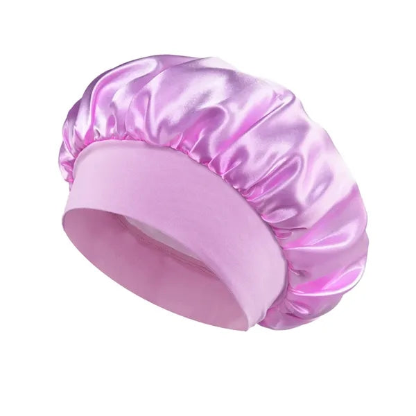 Satin Sleep & Shower Cap For Women - Hair Cover