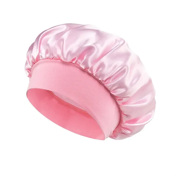 Satin Sleep & Shower Cap For Women - Hair Cover