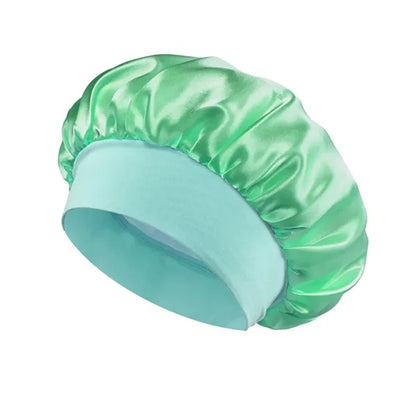 Satin Sleep & Shower Cap For Women - Hair Cover