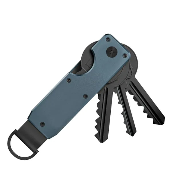 Compact Metal Key Organizer Keychain