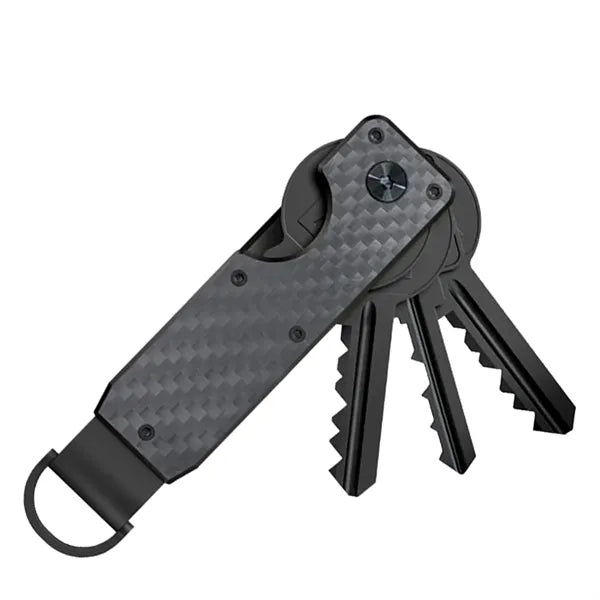 Compact Metal Key Organizer Keychain