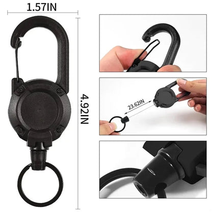 Tactical Retractable Keychain