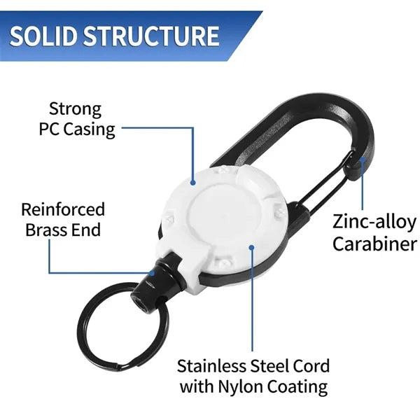Tactical Retractable Keychain