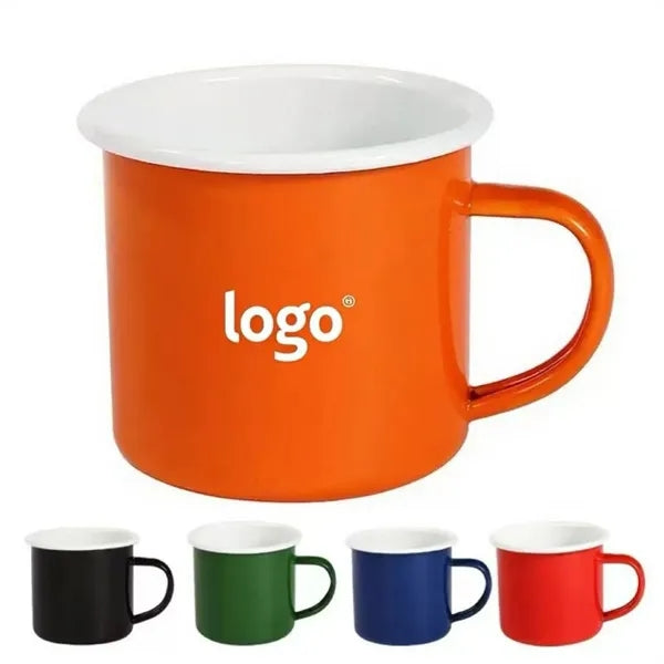 Retro Enamel Mug