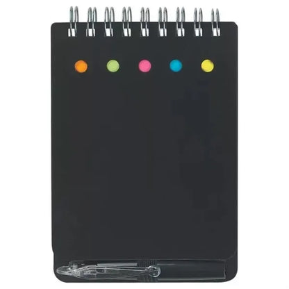 Pp Cover Notebook With Sticky Notes & Pen