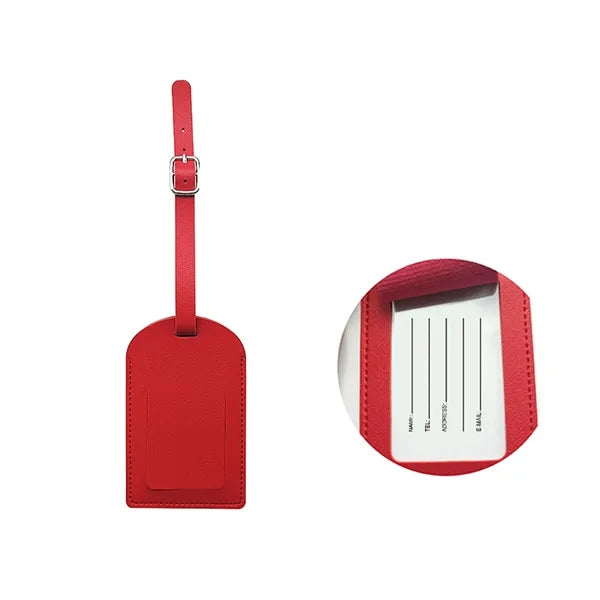Pu Leather Luggage Tag