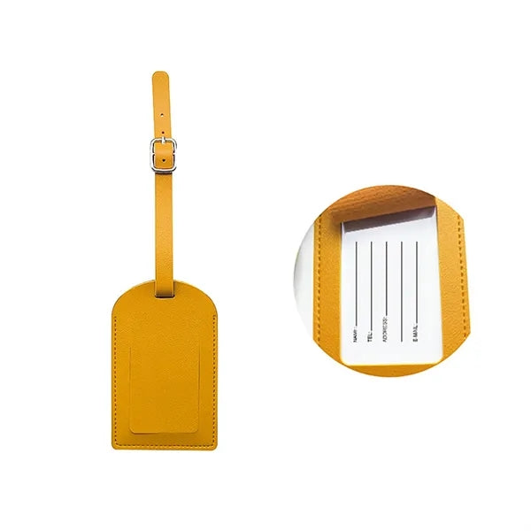 Pu Leather Luggage Tag