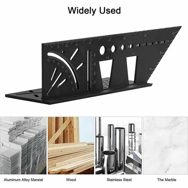 Ten-in-one Multi-functional 3D Carpenter Speed Square