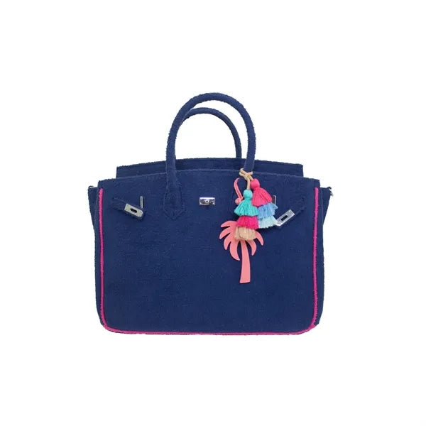 Seaside Terry Cloth Tote Bag Without Charms